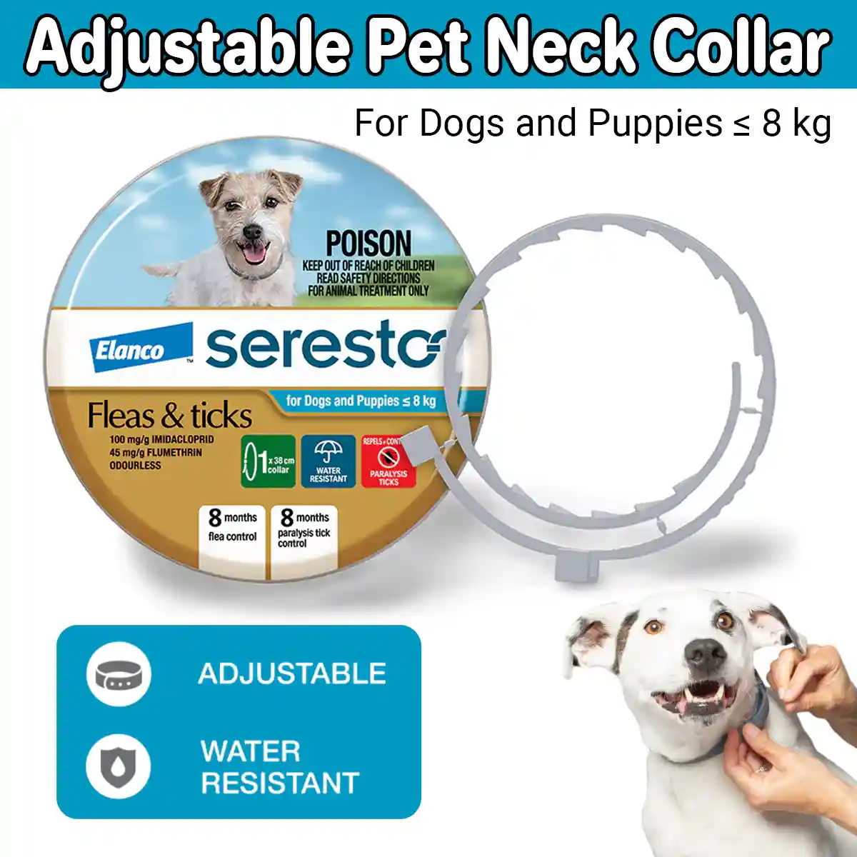 Seresto Flea & Tick Collar for Puppies and Small Dogs - Image 2