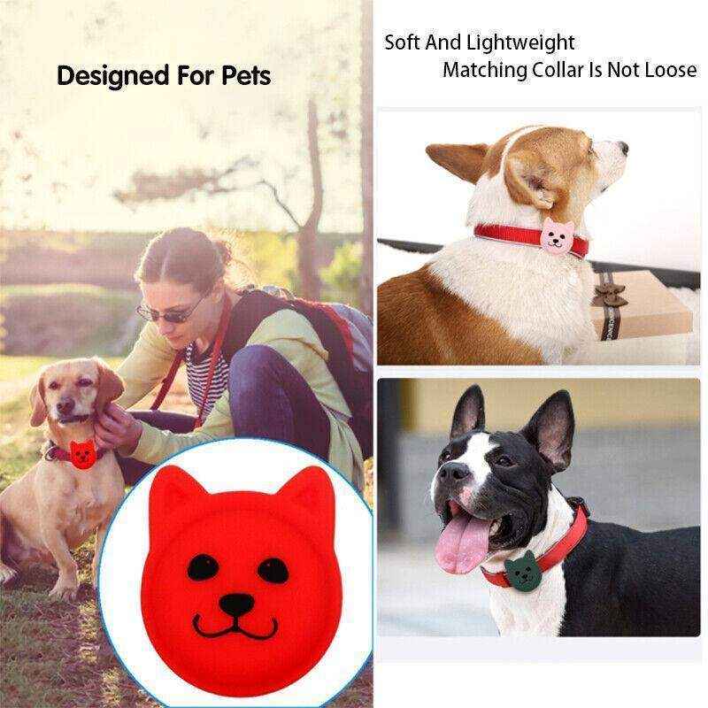 Durable Silicone Airtag Case for Pet Collars 7 Colours - Image 4