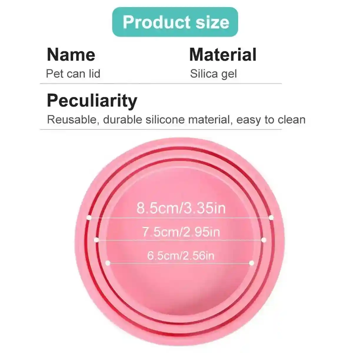 Silicone Canned Lid Pet Sealed Lid Preservation Cover - Image 5