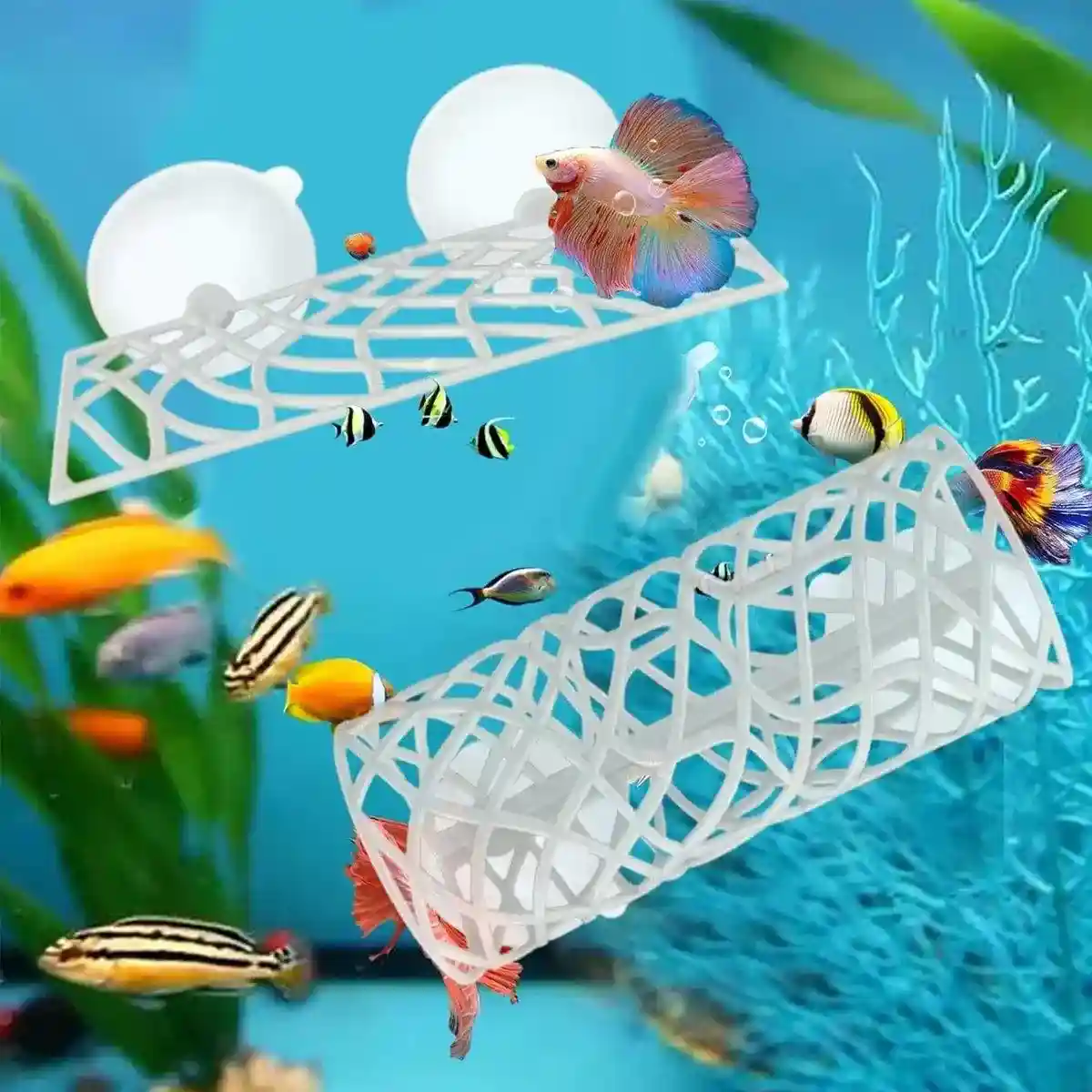 Silicone Fish Hiding Tunnel for Small Fish & Shrimp - Image 10