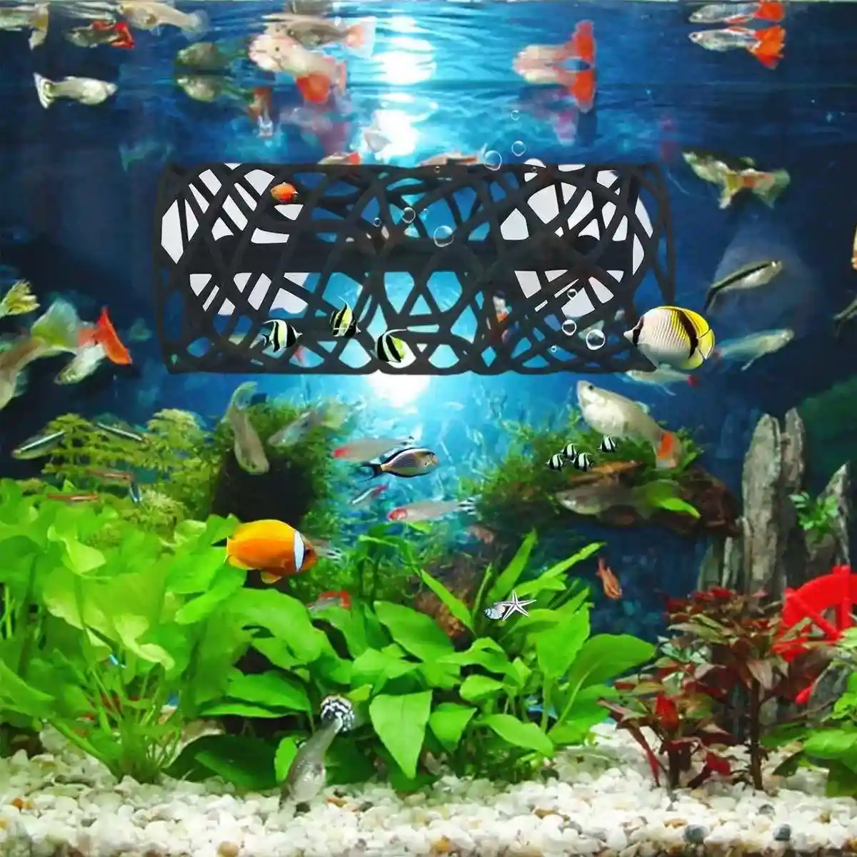Silicone Fish Hiding Tunnel for Small Fish & Shrimp - Image 7