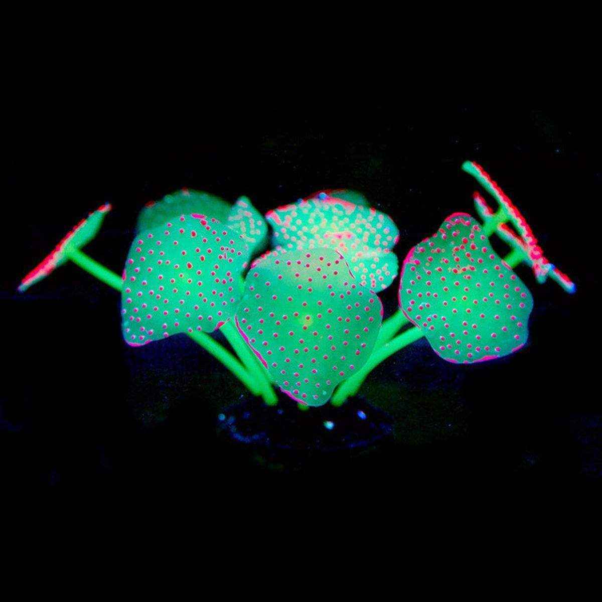 11 Leaf Silicone Artificial Fish Tank Aquarium Coral Plant Decoration Artificial Aquarium Plants - Image 12