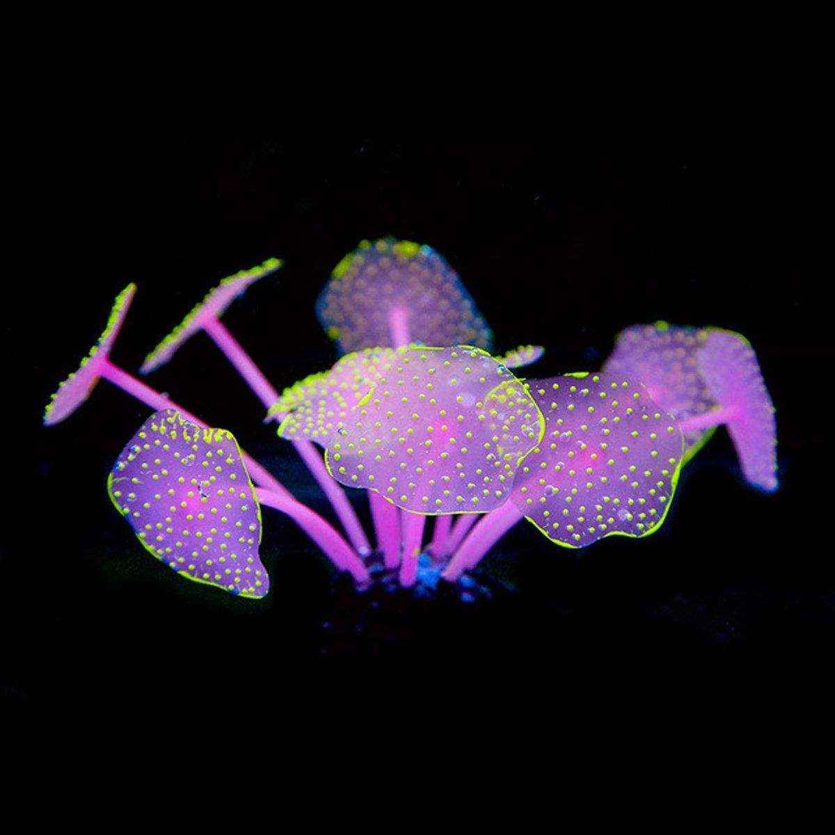 11 Leaf Silicone Artificial Fish Tank Aquarium Coral Plant Decoration Artificial Aquarium Plants - Image 13
