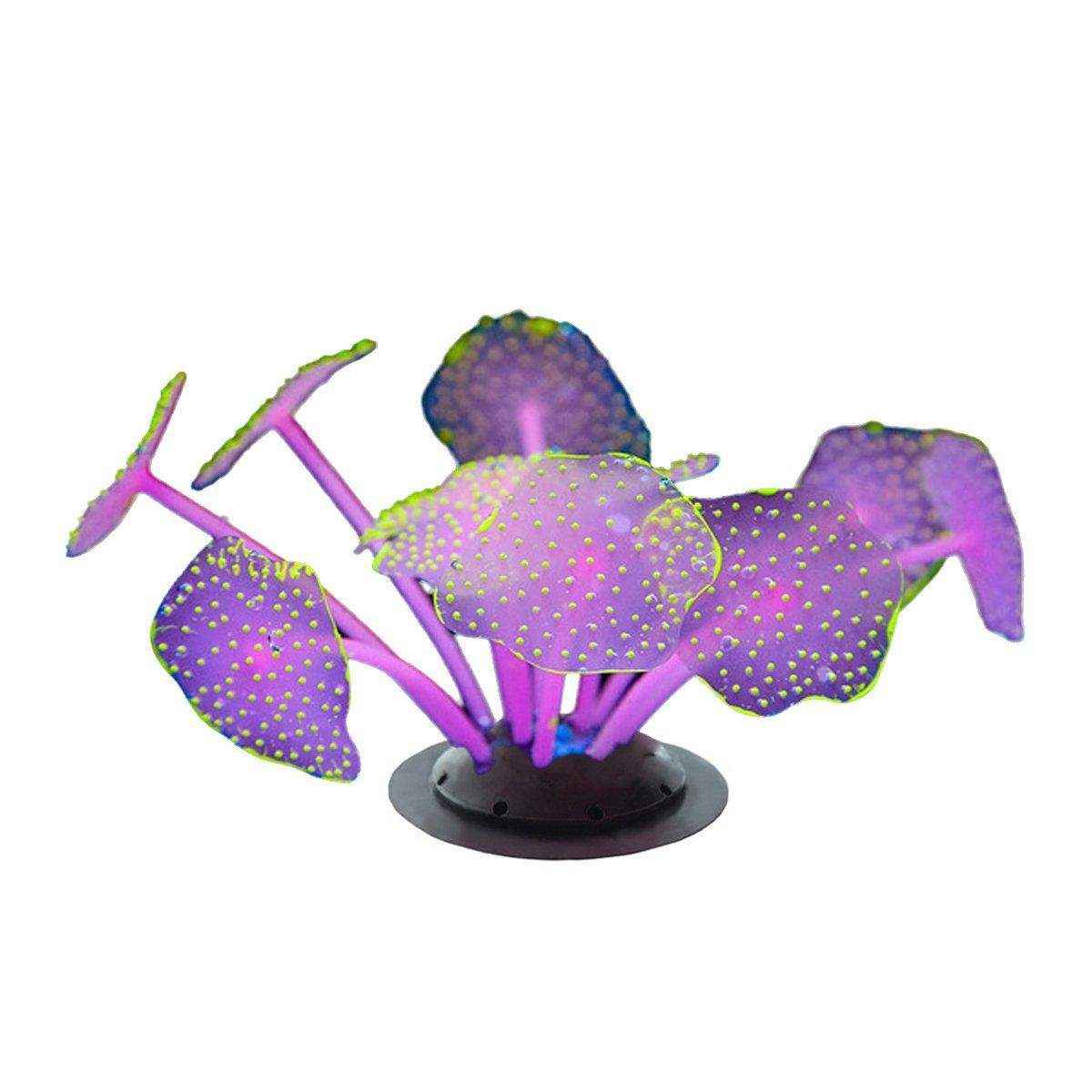 11 Leaf Silicone Artificial Fish Tank Aquarium Coral Plant Decoration Artificial Aquarium Plants - Image 18