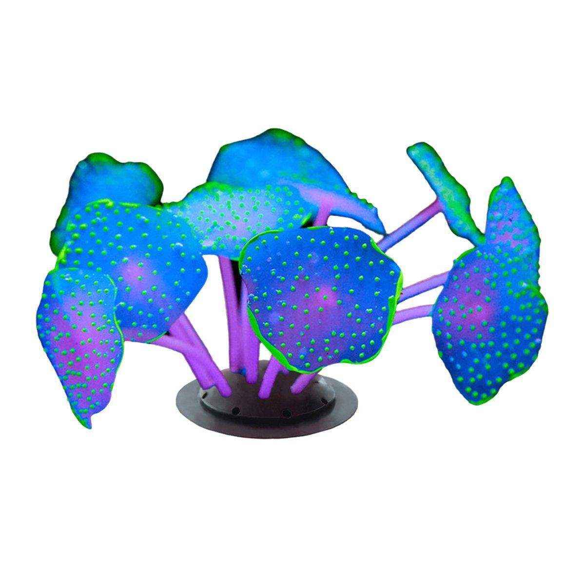 11 Leaf Silicone Artificial Fish Tank Aquarium Coral Plant Decoration Artificial Aquarium Plants - Image 19