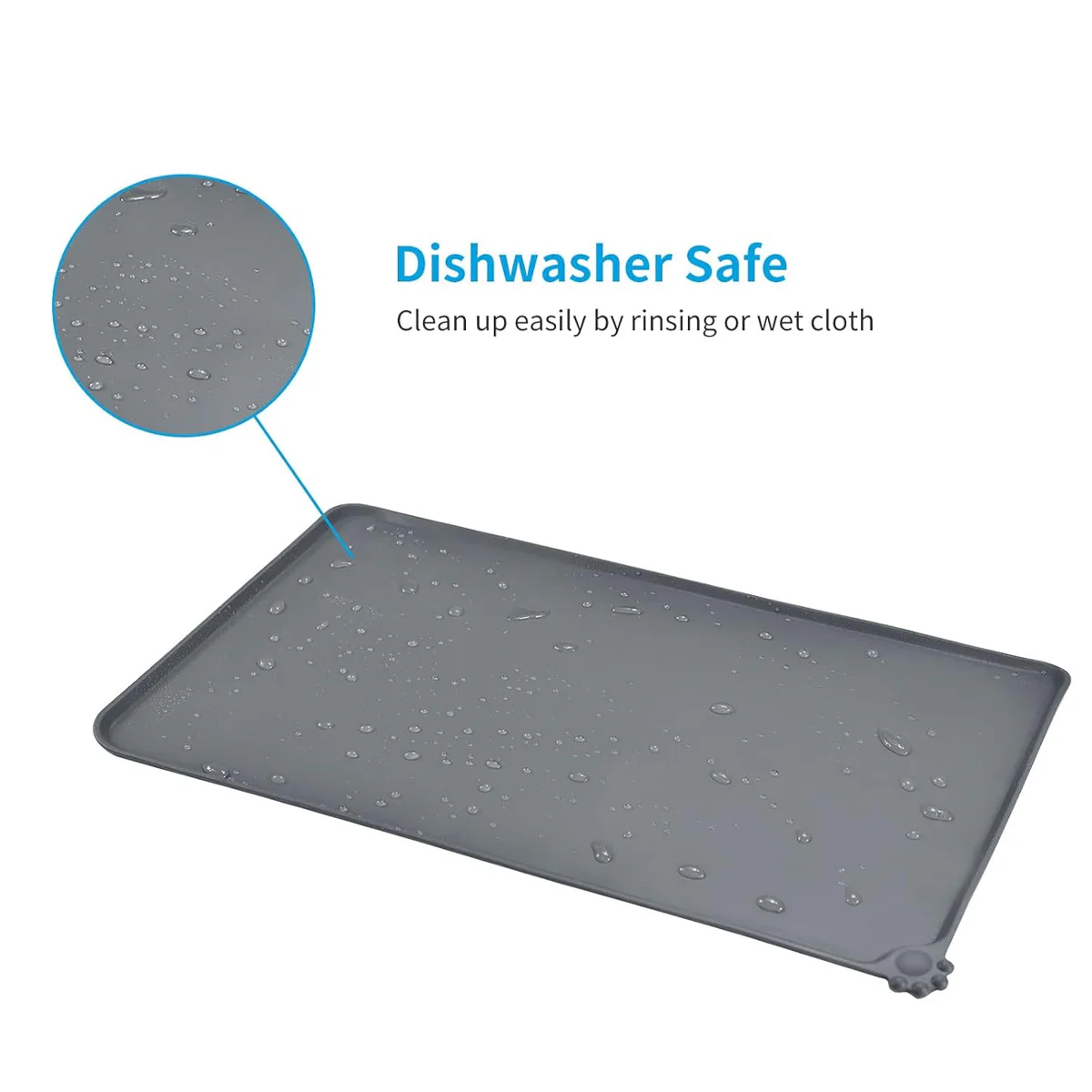 Silicone Pet Feeding Mat With Raised Spill-Proof Edge - Image 10