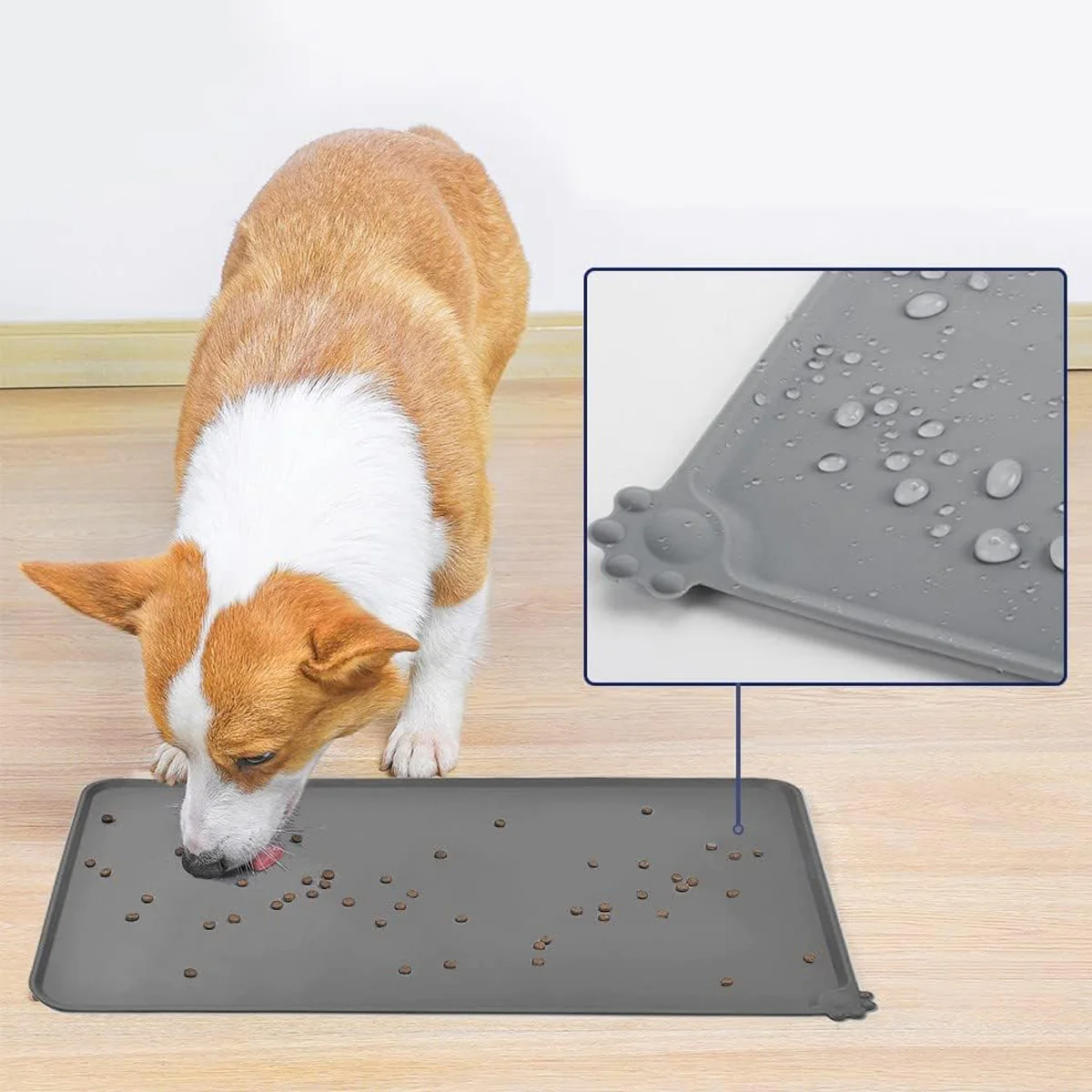 Silicone Pet Feeding Mat With Raised Spill-Proof Edge - Image 12