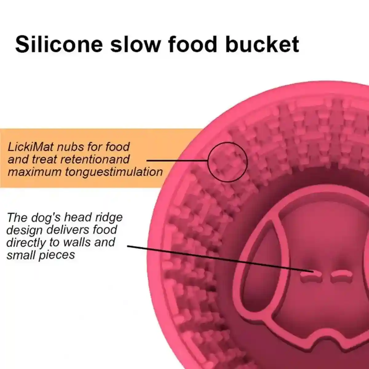 Silicone Pet Slow Feeder Bowl Anti-Choking & Durable Design for Dogs - Image 11