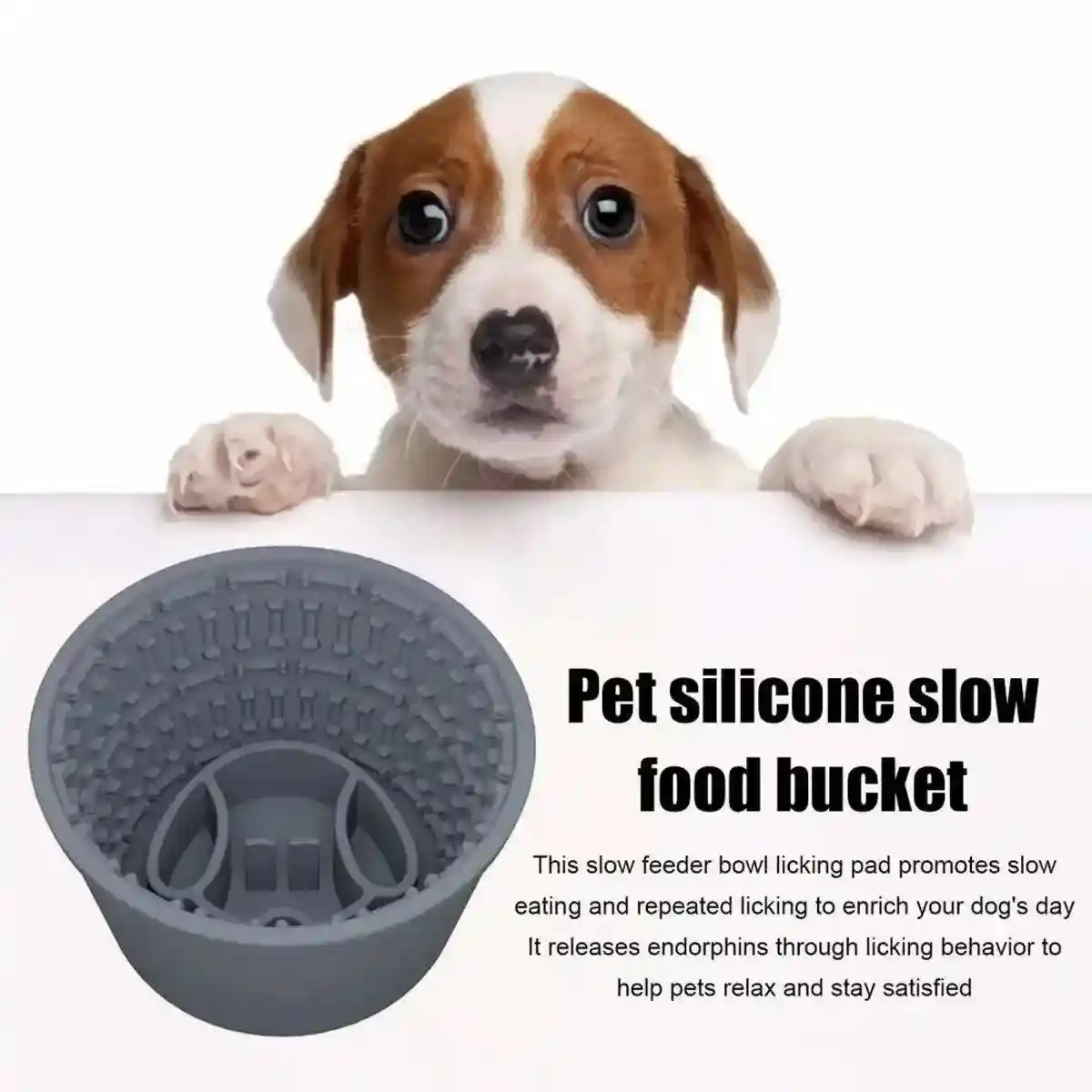 Silicone Pet Slow Feeder Bowl Anti-Choking & Durable Design for Dogs - Image 12