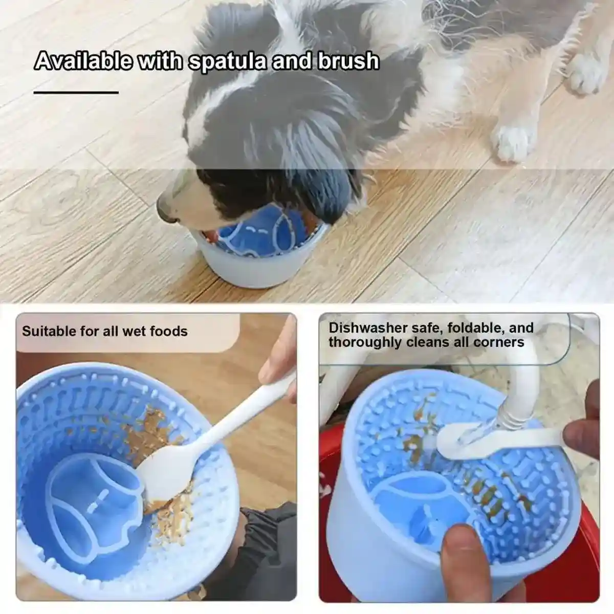 Silicone Pet Slow Feeder Bowl Anti-Choking & Durable Design for Dogs - Image 13