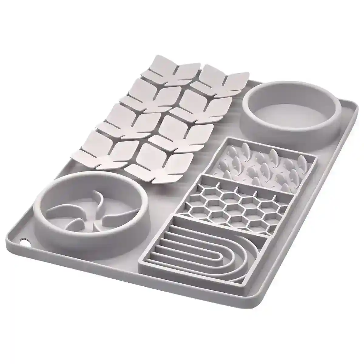 Silicone Pet Slow Feeder Mat 4-in-1 Anti-Choking Bowl for Dogs & Cats - Image 16