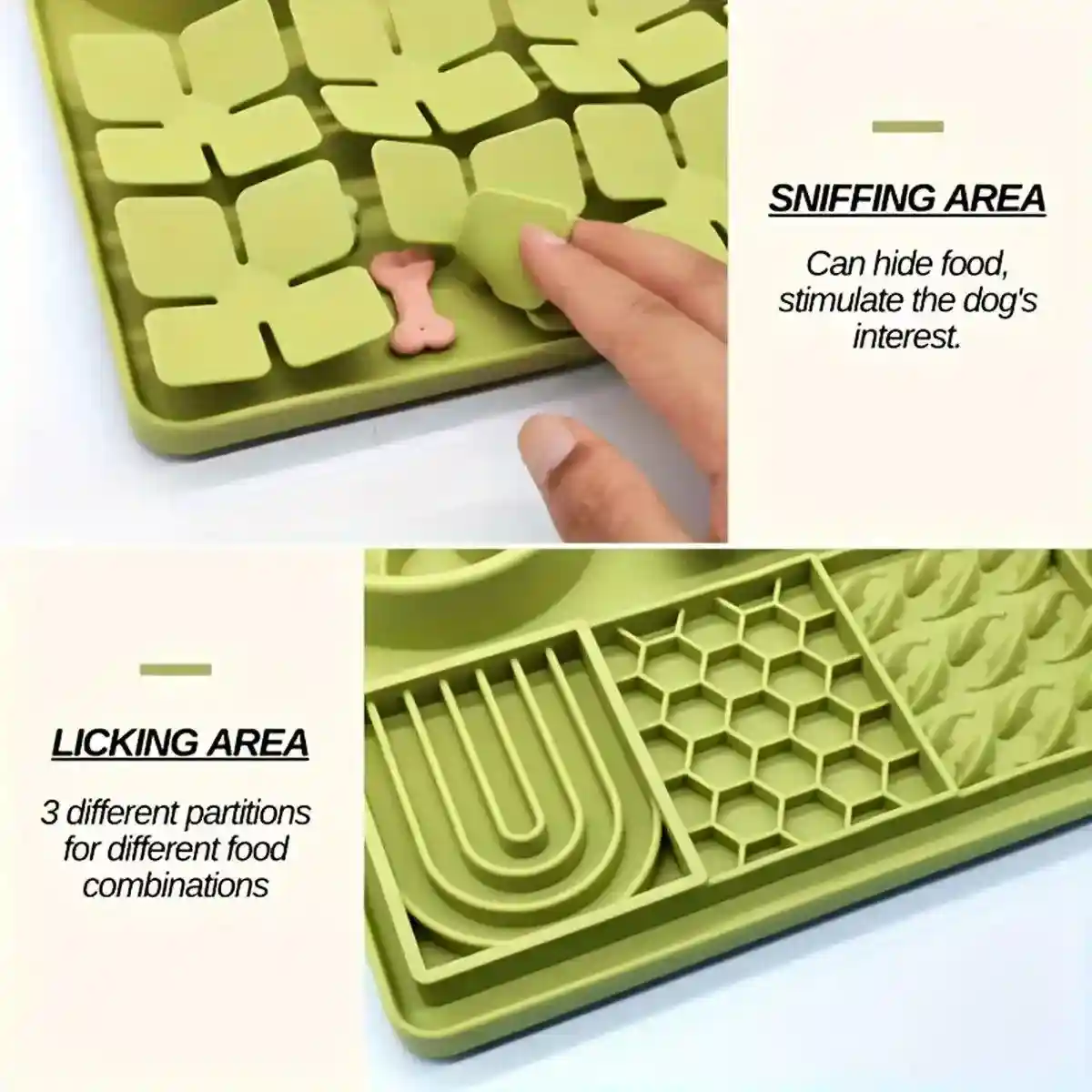 Silicone Pet Slow Feeder Mat 4-in-1 Anti-Choking Bowl for Dogs & Cats - Image 9