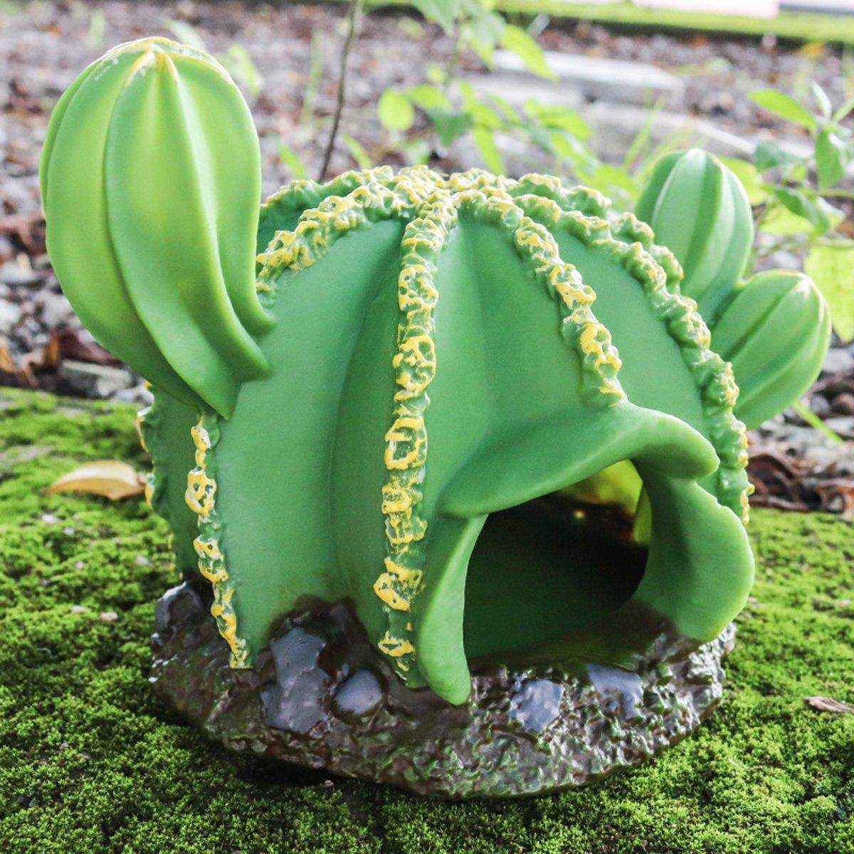Simulation Cactus Tree Aquarium Ornament Desert Plant Decor for Fish Tank House - Image 3