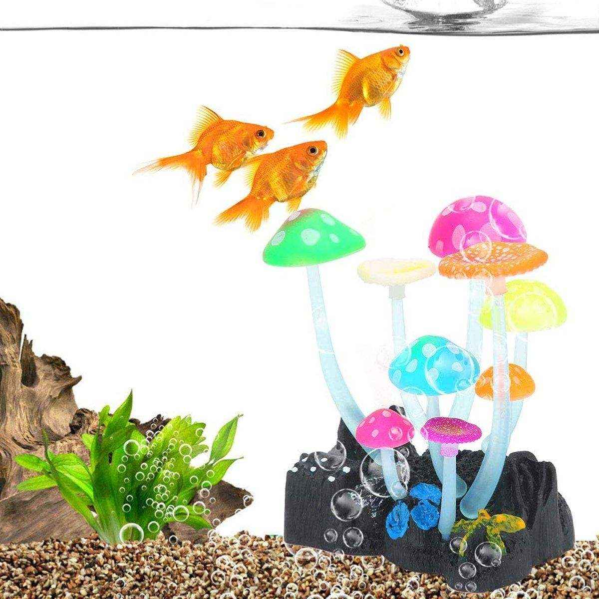 Simulation Jellyfish Aquarium Decor Fluorescent Mushrooms for Fish Tanks - Image 13
