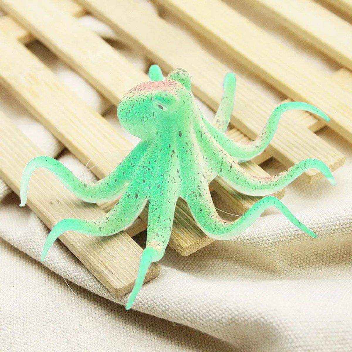 Simulation Octopus Aquarium Ornament Vibrant Fluorescent Fish Tank Decoration - Image 10