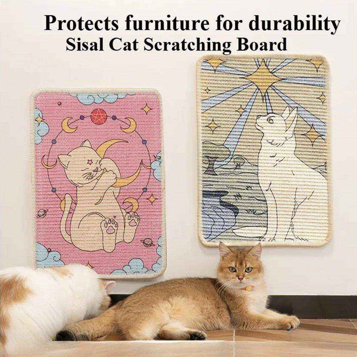 Sisal Cat Scratching Board Durable & Decorative Cat Scratch Pad - Image 8