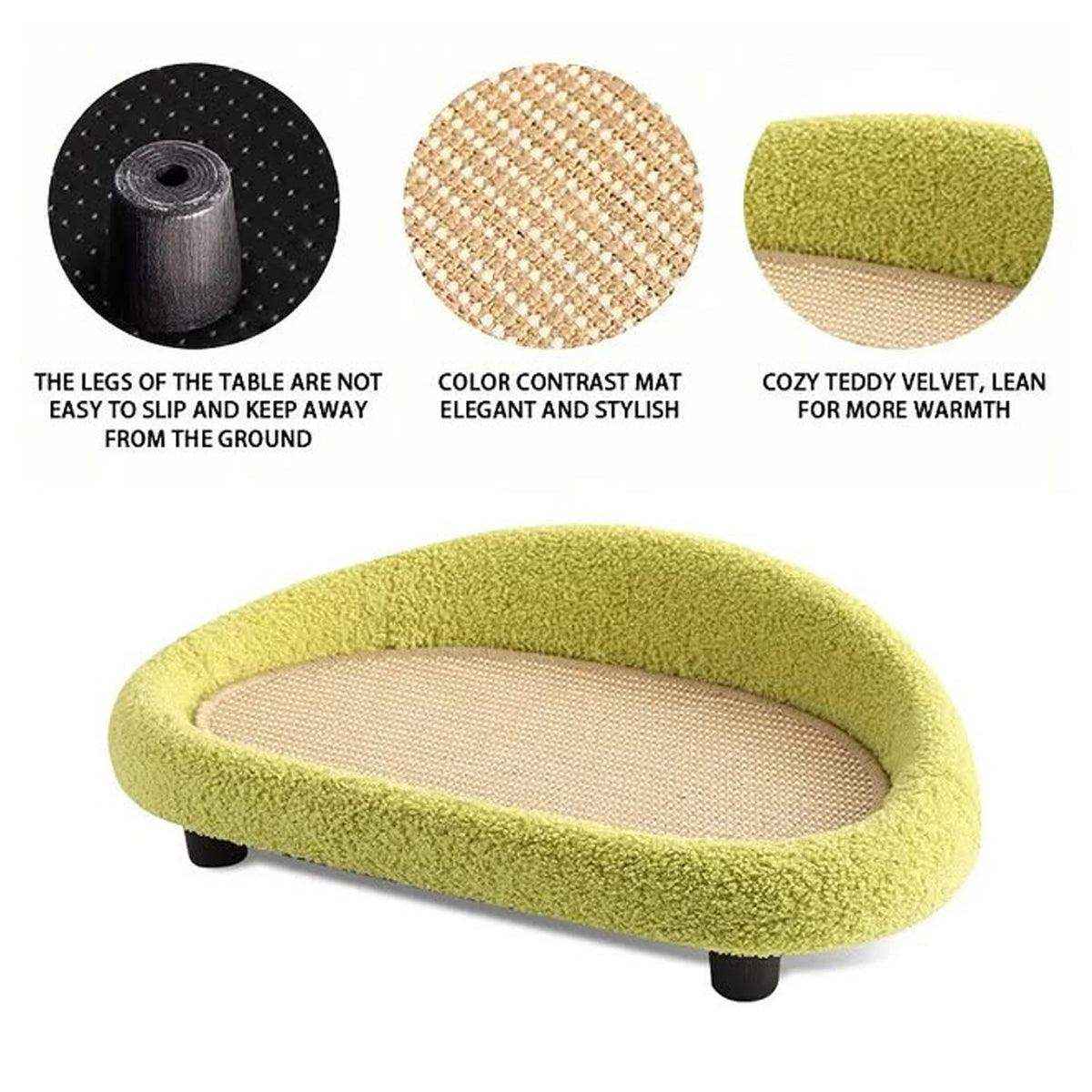 Sisal Cat Scratching Board with Cozy Velvet Nest - Image 13