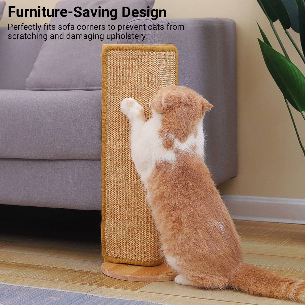 Sisal Cat Scratching Post Furniture Protector - Image 4