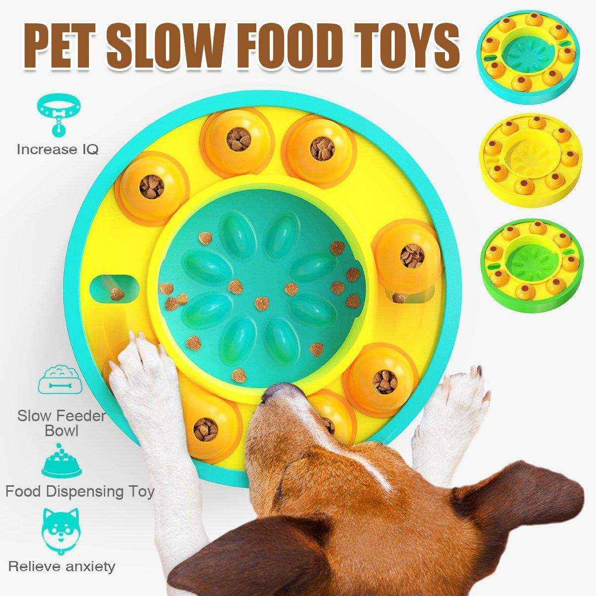 Slow Food Leakage Cat and Dog Bowl Hidden Food Toy for Mental Stimulation - Image 2