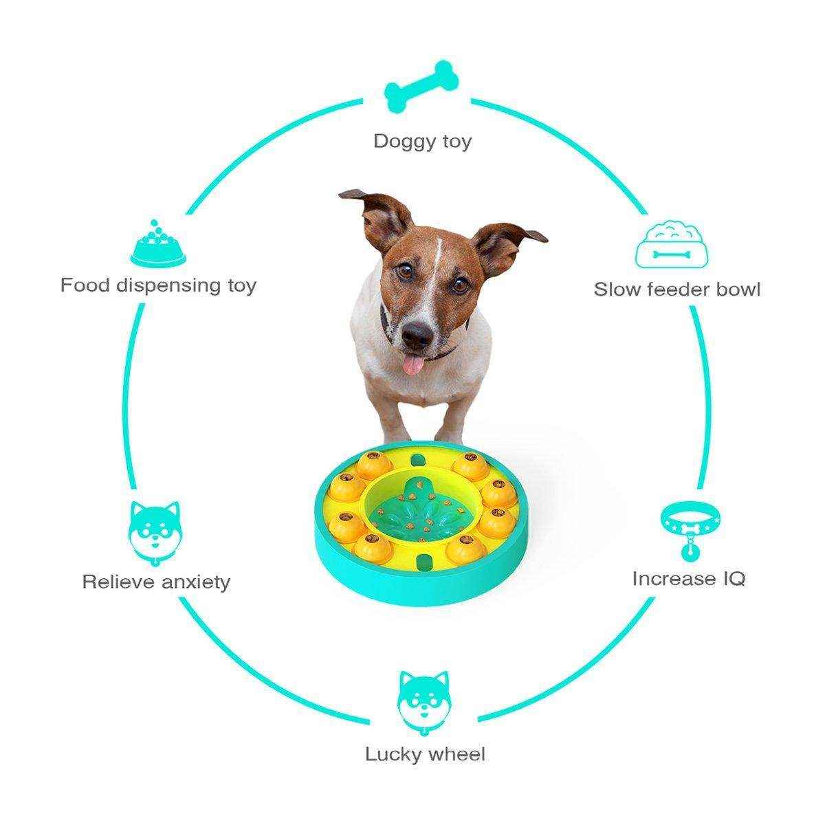 Slow Food Leakage Cat and Dog Bowl Hidden Food Toy for Mental Stimulation - Image 4