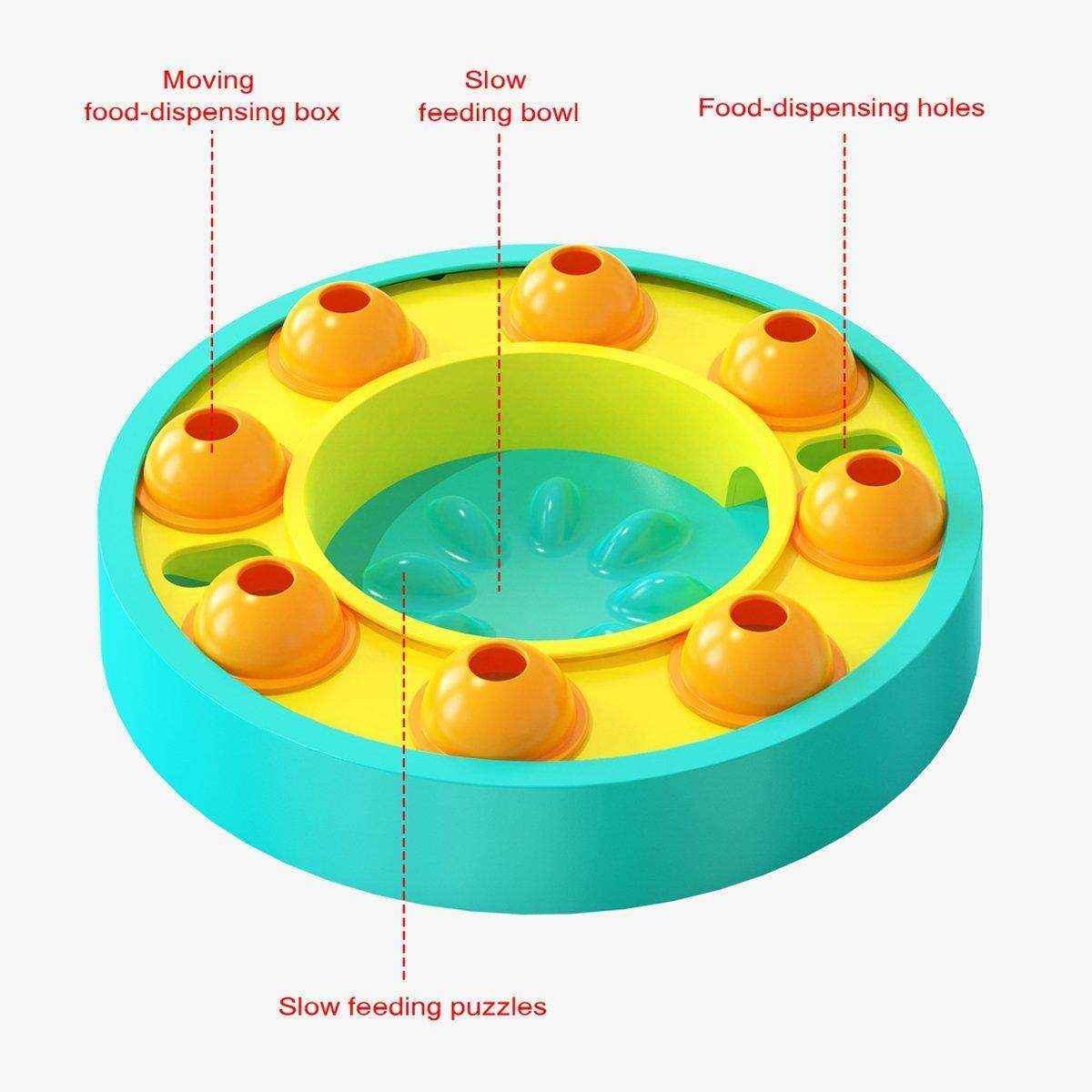 Slow Food Leakage Cat and Dog Bowl Hidden Food Toy for Mental Stimulation - Image 5
