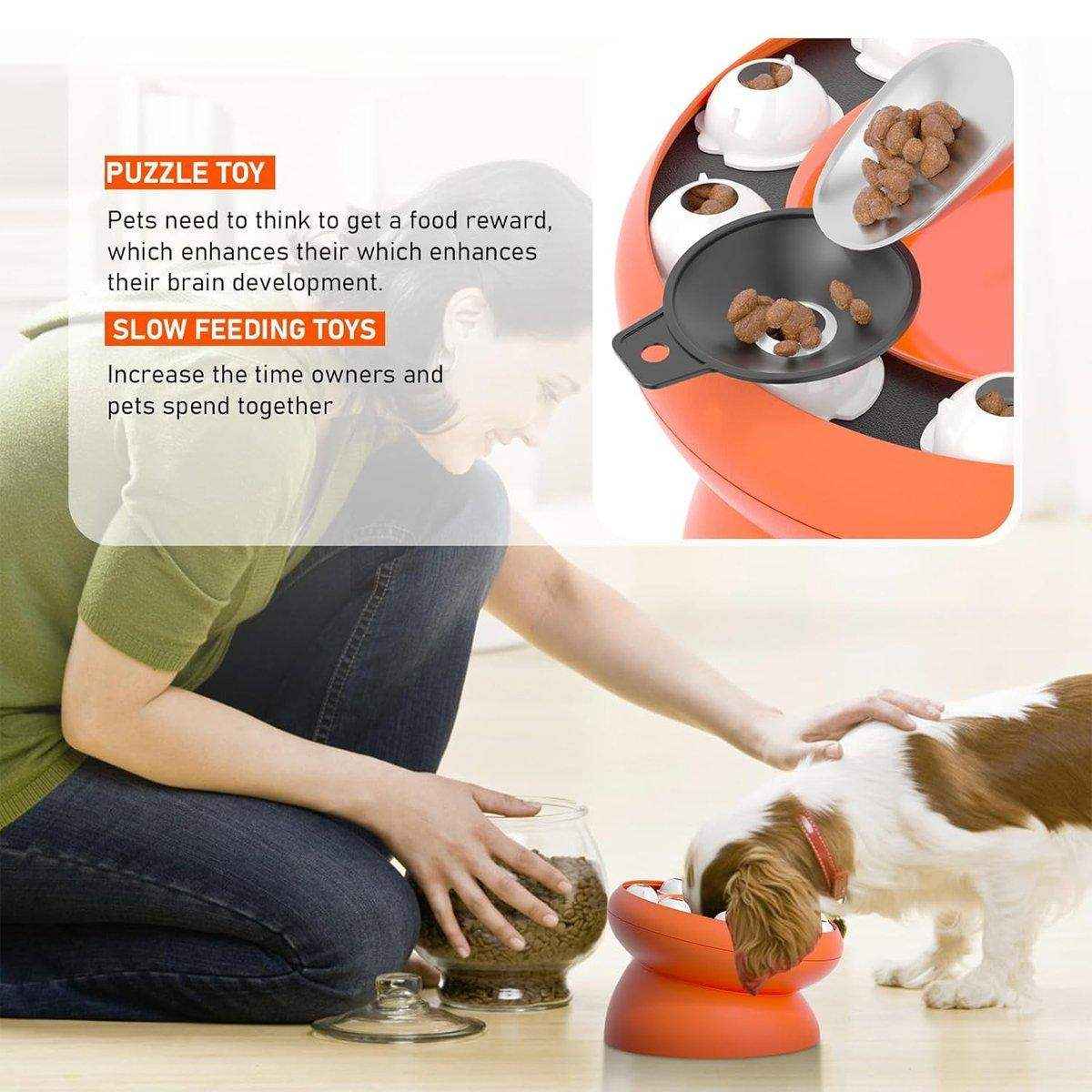 Interactive Slow Feeder Bowl Hidden Food Toy for Cats and Dogs Promotes Healthy Eating - Image 10
