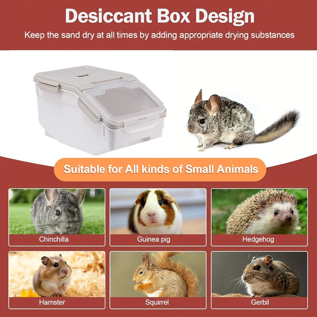 Small Animal Bath House With Lid - Image 4