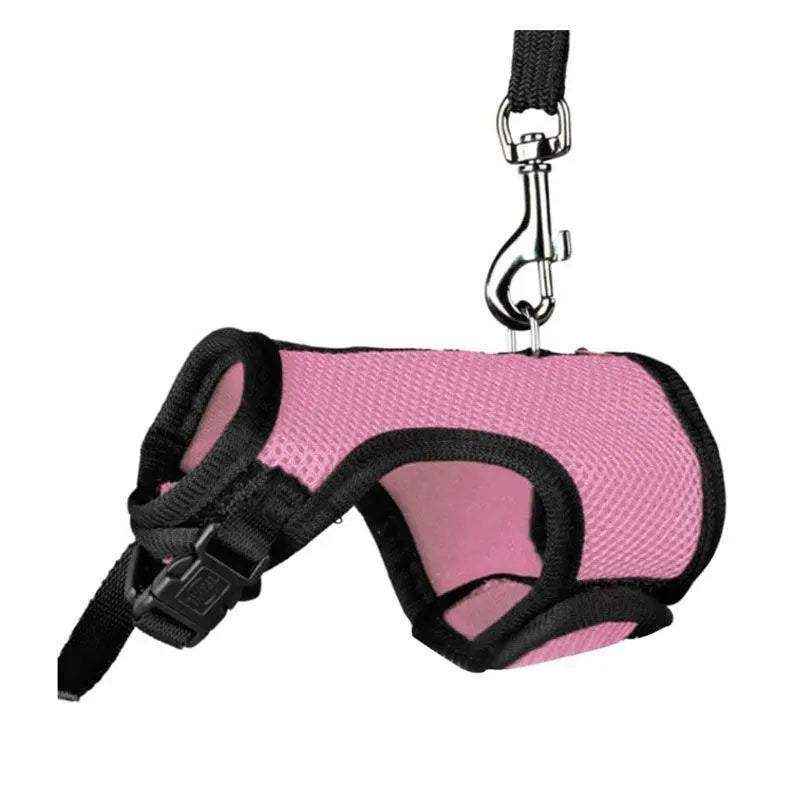 Small Animal Harness Guinea Pig Forret Hamster Rabbit Squirrel Vest Clothes Lead - Image 13