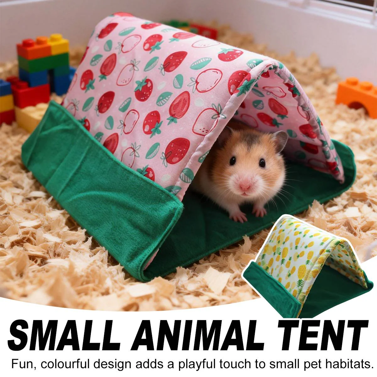 Small Animal Tent Soft Pet Hideout Bed - Image 3