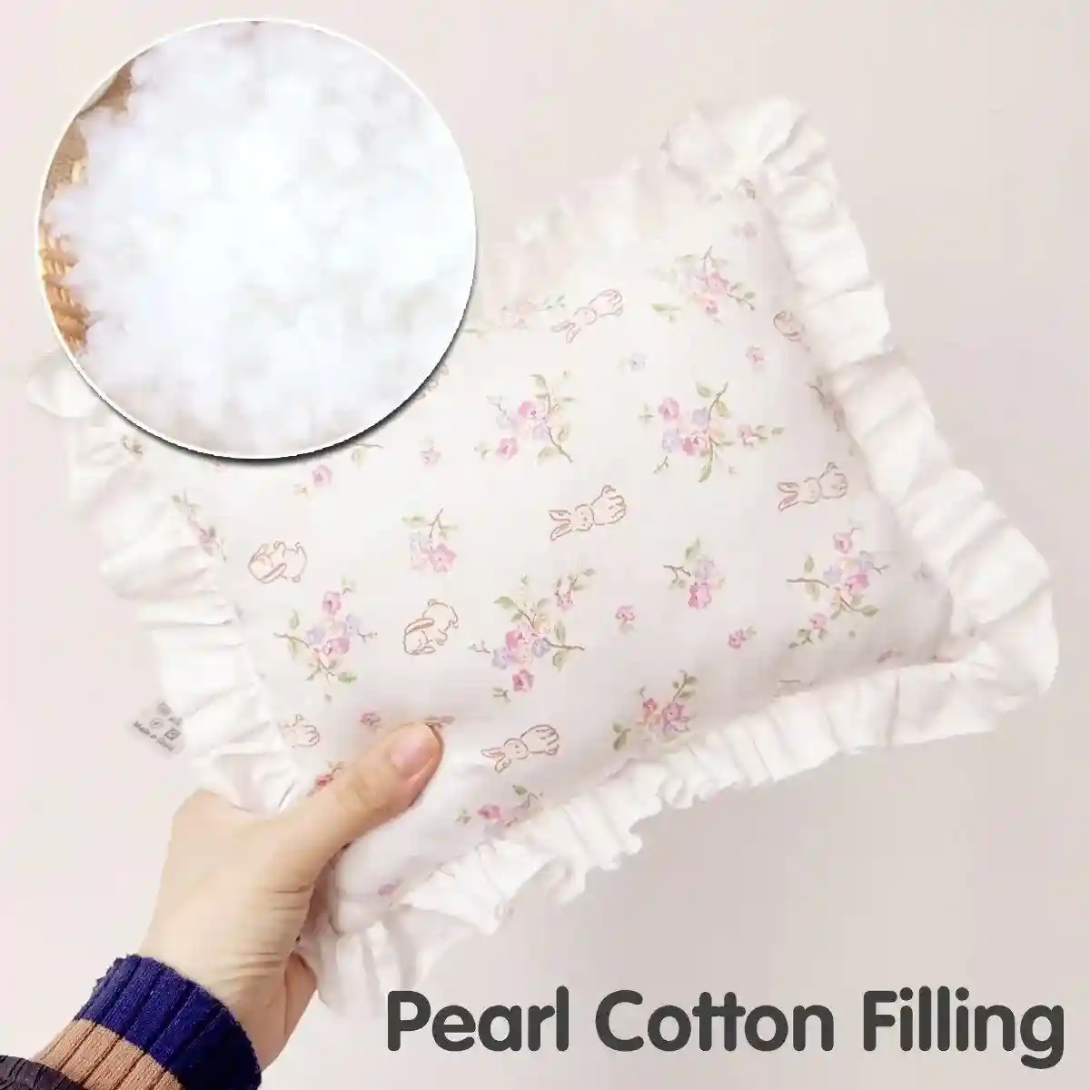 Small Dog Lace Pure Cotton Sleeping Pillow Cat Pet Nest Cute Cartoon Pillow - Image 4