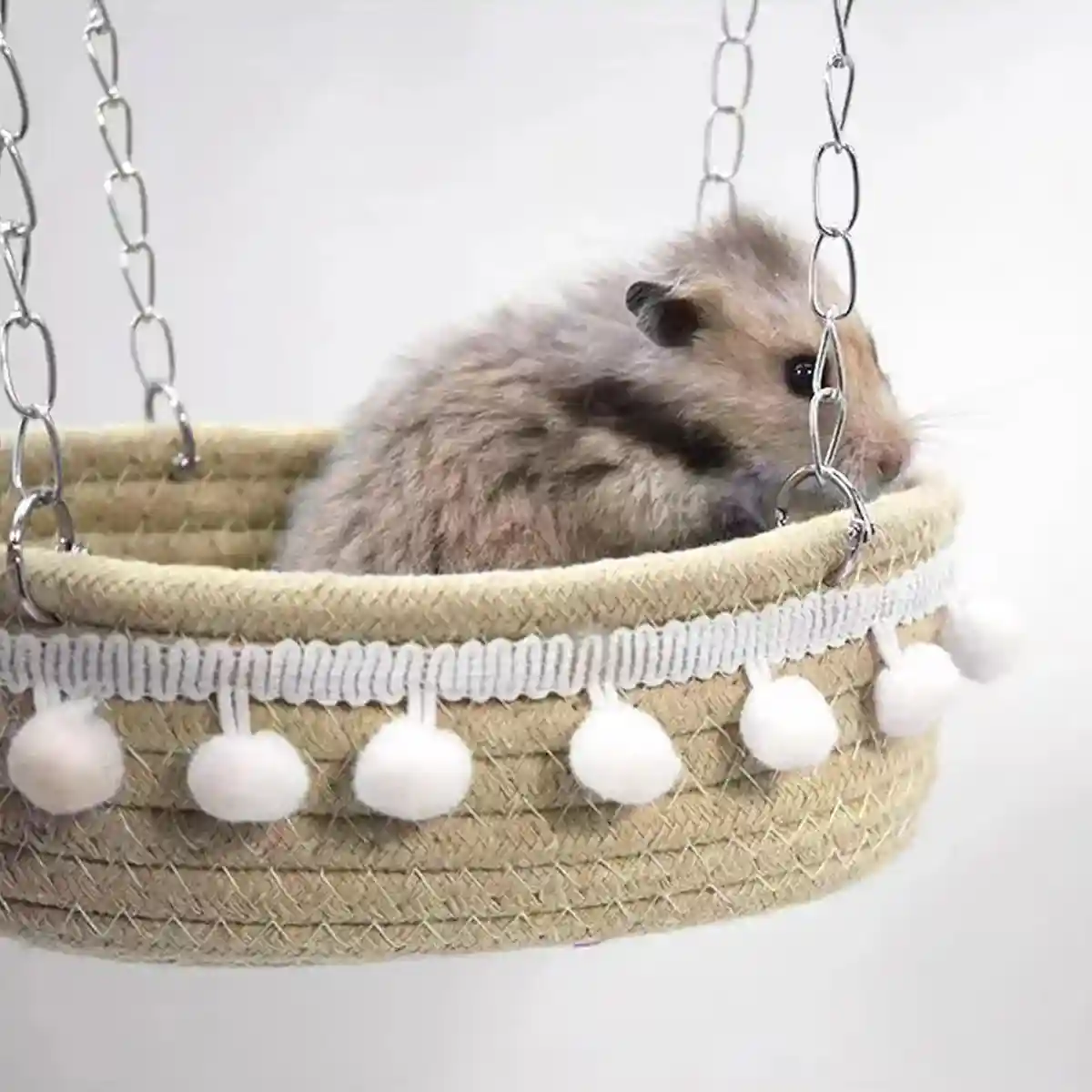 Small Pet Hammock Hanging Bed for Hamsters and Rabbits - Image 6