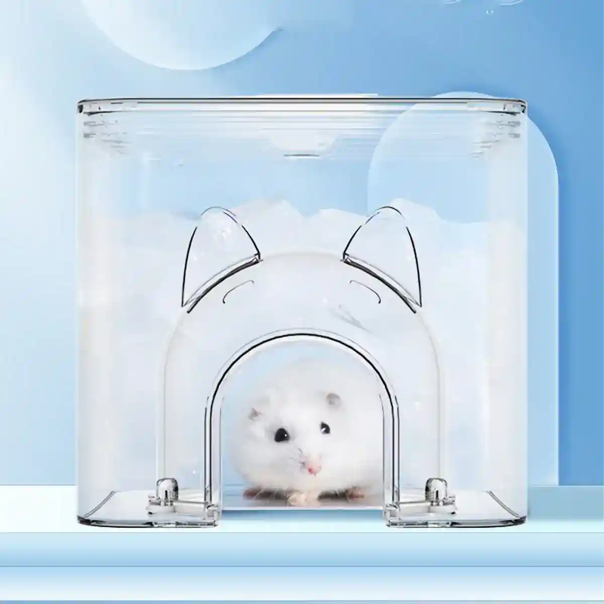 Cooling Small Pet House for Summer Transparent Ice Nest for Hamsters - Image 12