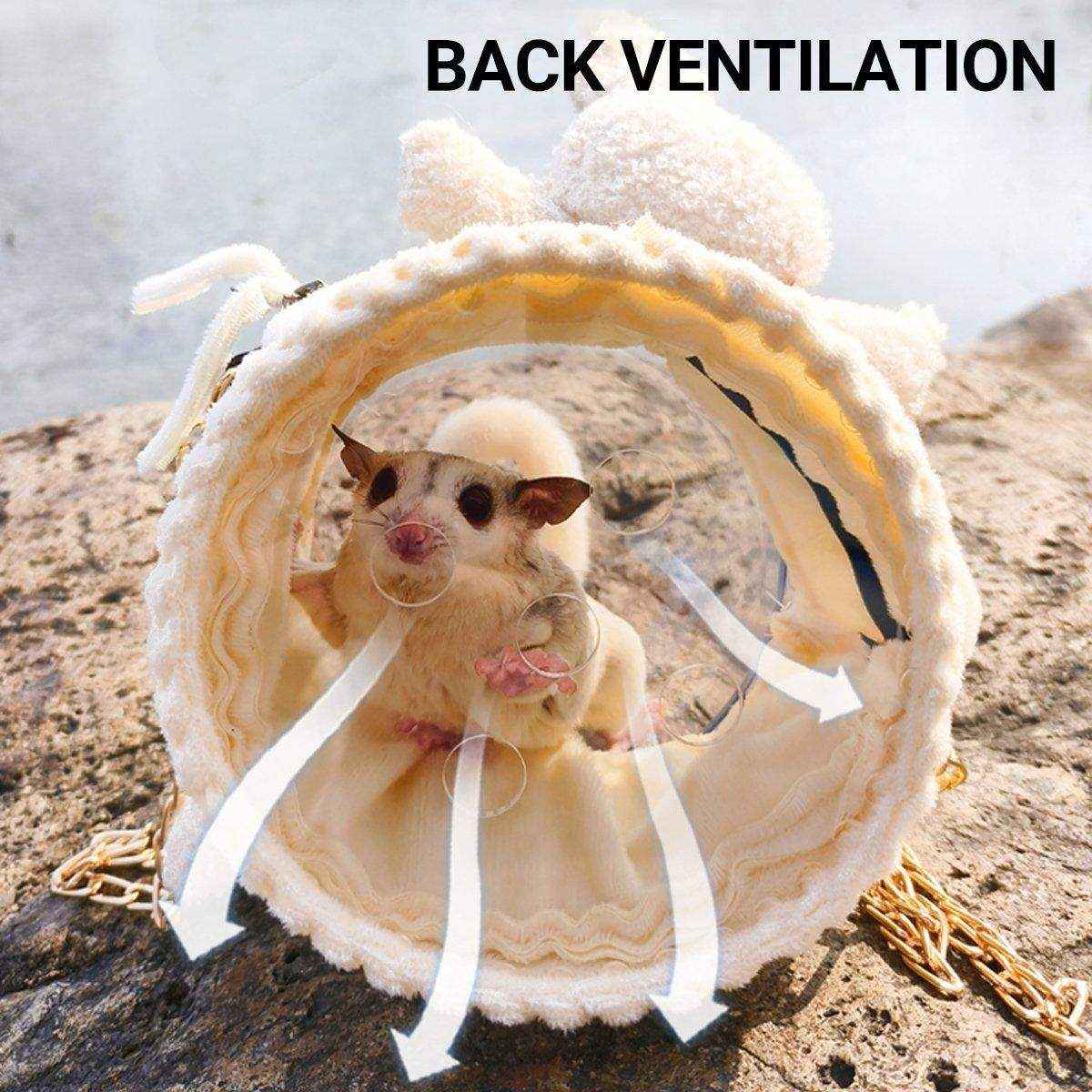Comfortable and Breathable Small Pet Travel Carrier for Hamster and Rabbit - Image 9