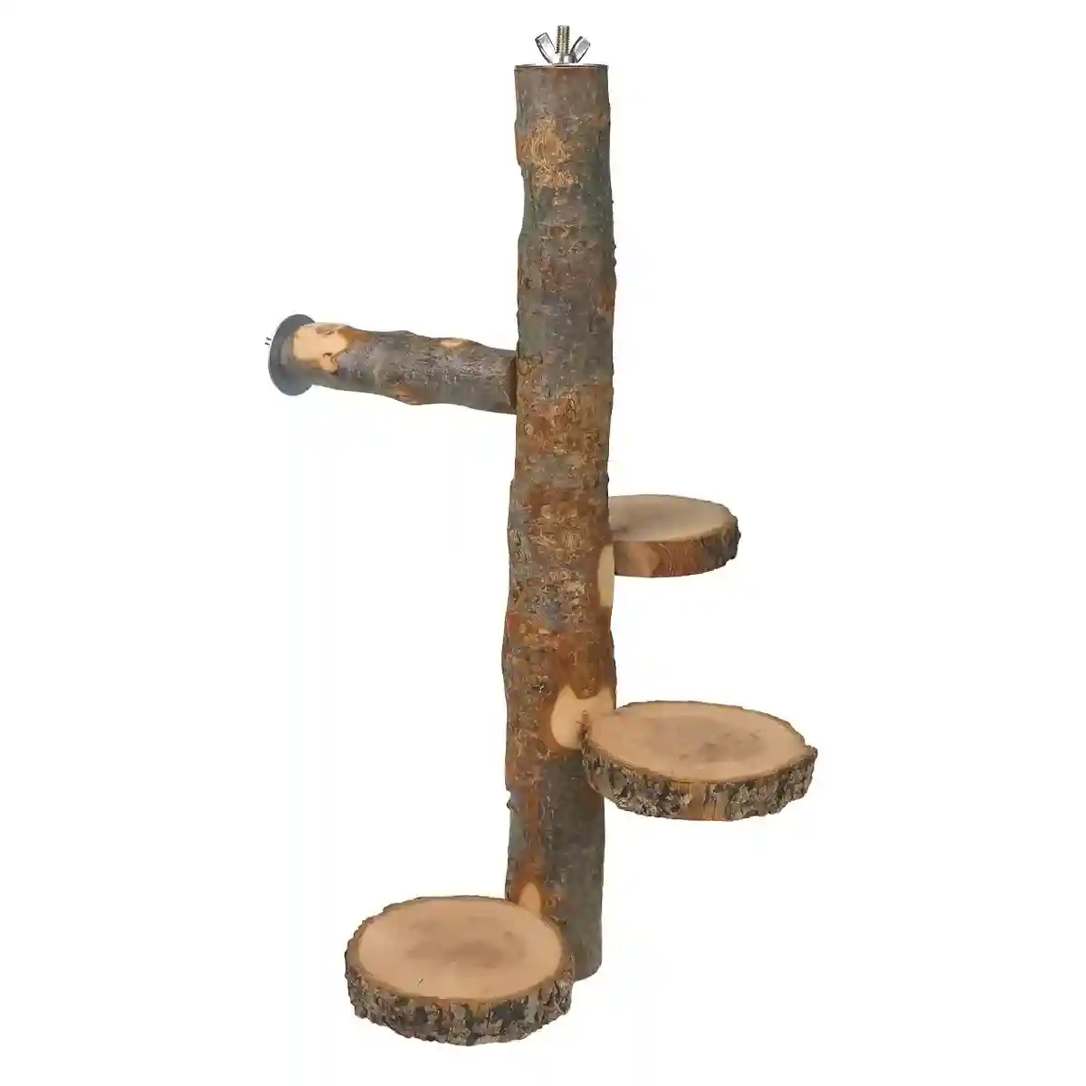 Bird Wooden Stand Climbing Platform for Birds Chinchillas & Rodents - Image 3