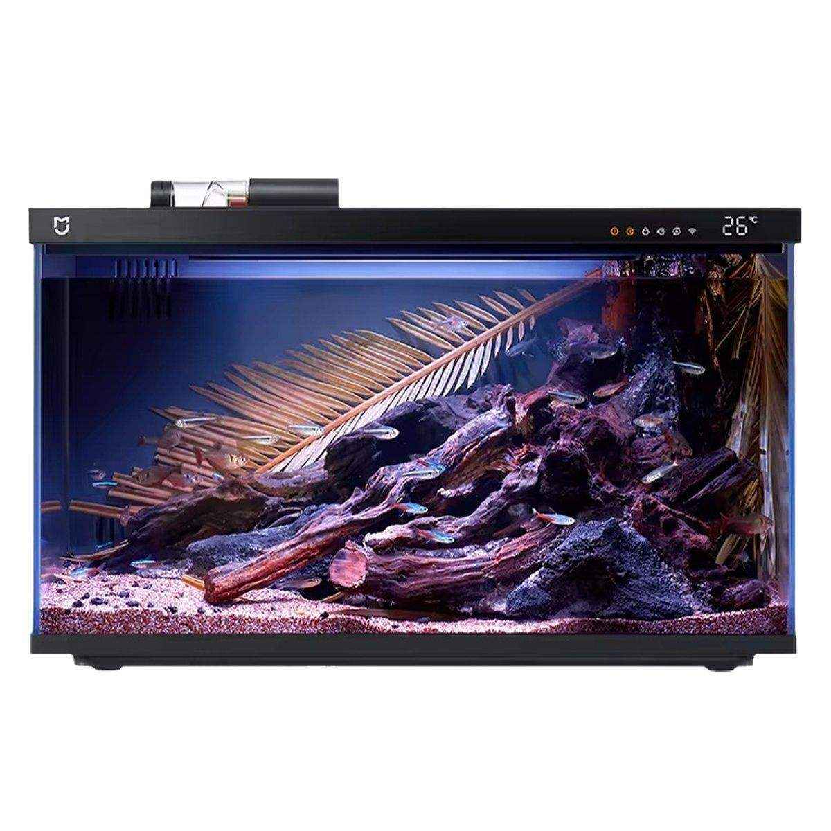 Smart Remote Control Fish Tank with Automatic Feeding for Living Room Aquarium - Image 3