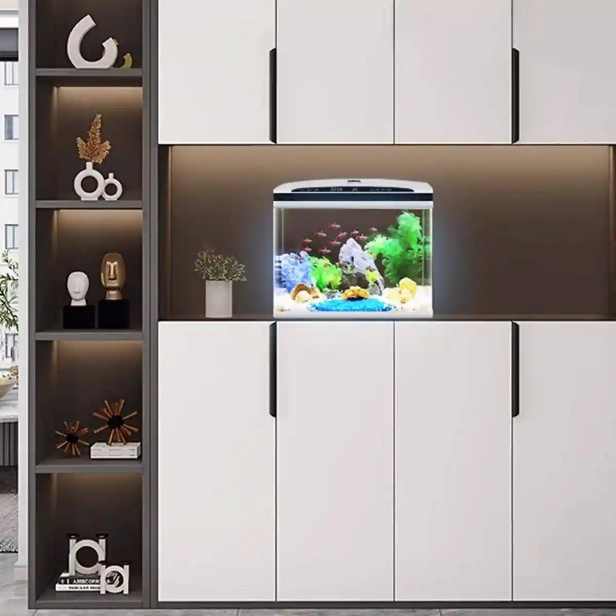 Advanced Smart Fish Tank with Self-Cleaning & LED Lights - Image 11