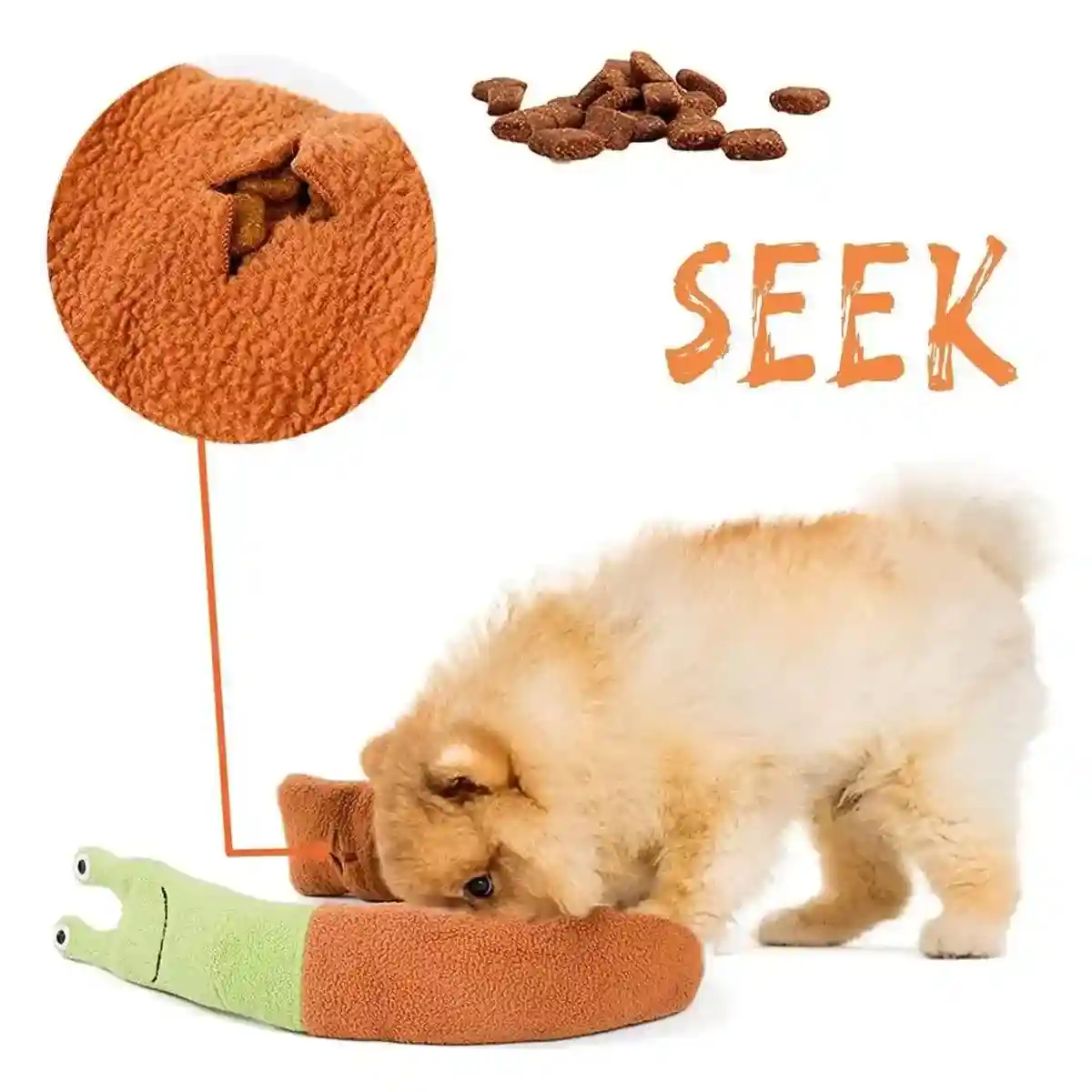 Snuffle Toy Snail for Dogs – IQ Training and Fun Treat Puzzle - Image 10