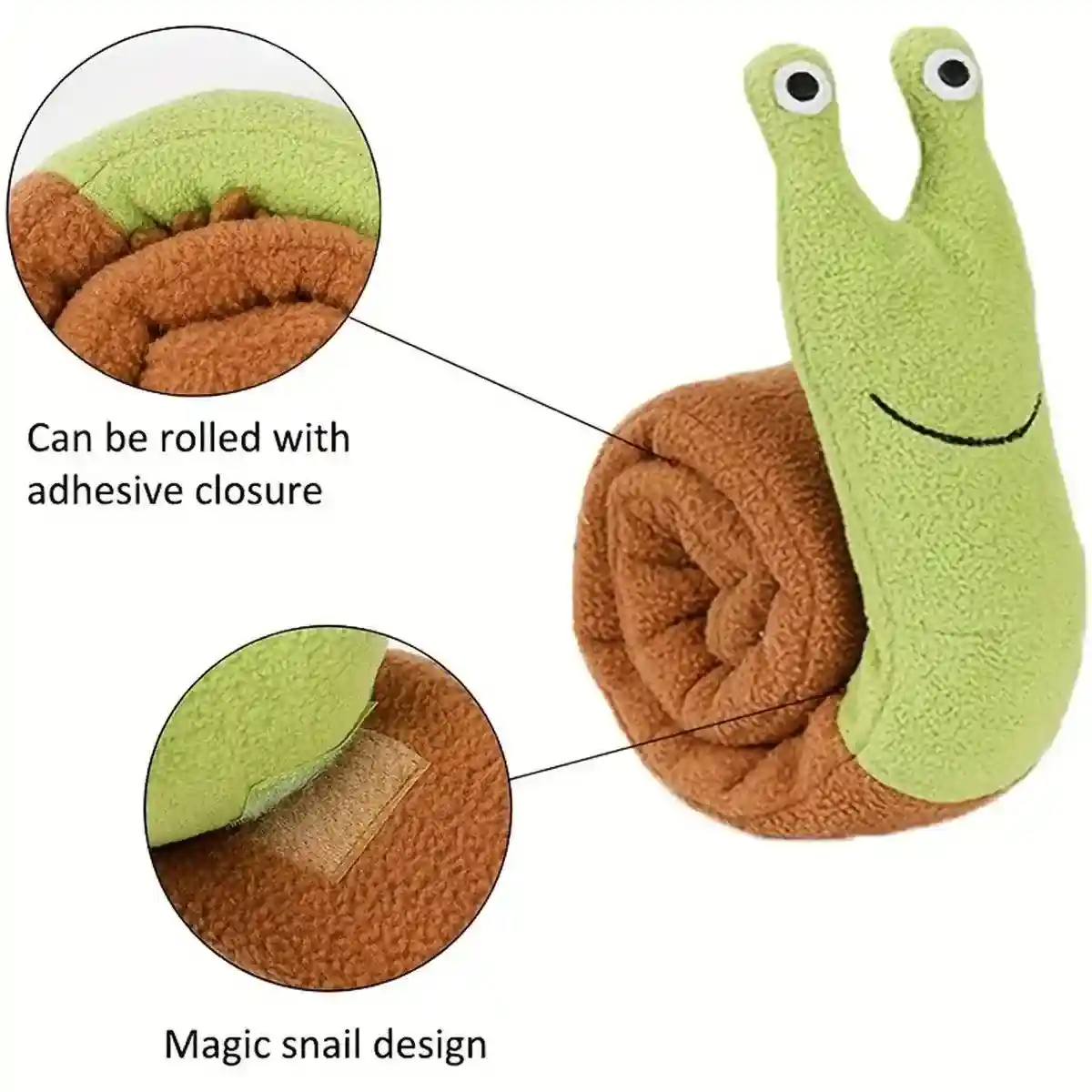 Snuffle Toy Snail for Dogs – IQ Training and Fun Treat Puzzle - Image 17