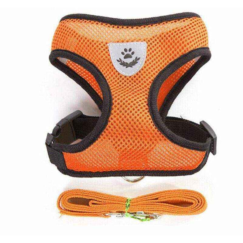 Adjustable Breathable Mesh Cat Harness Vest - Image 15