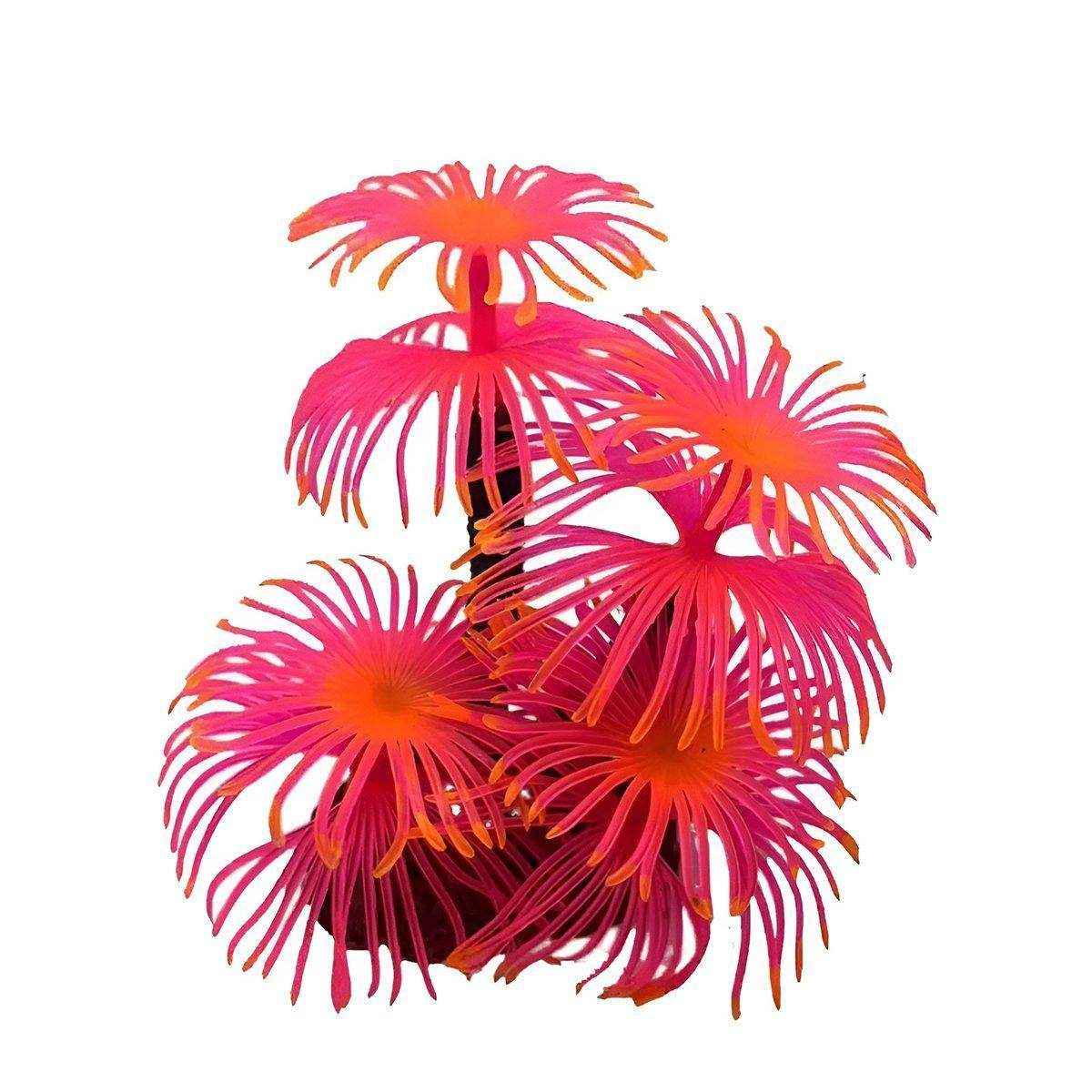 Soft Coral Fish Tank Scenery Decoration Vibrant Silk Aquarium Plants - Image 14