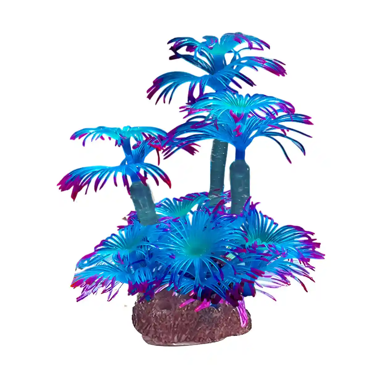Soft Coral Fish Tank Scenery Decoration Vibrant Silk Aquarium Plants - Image 16