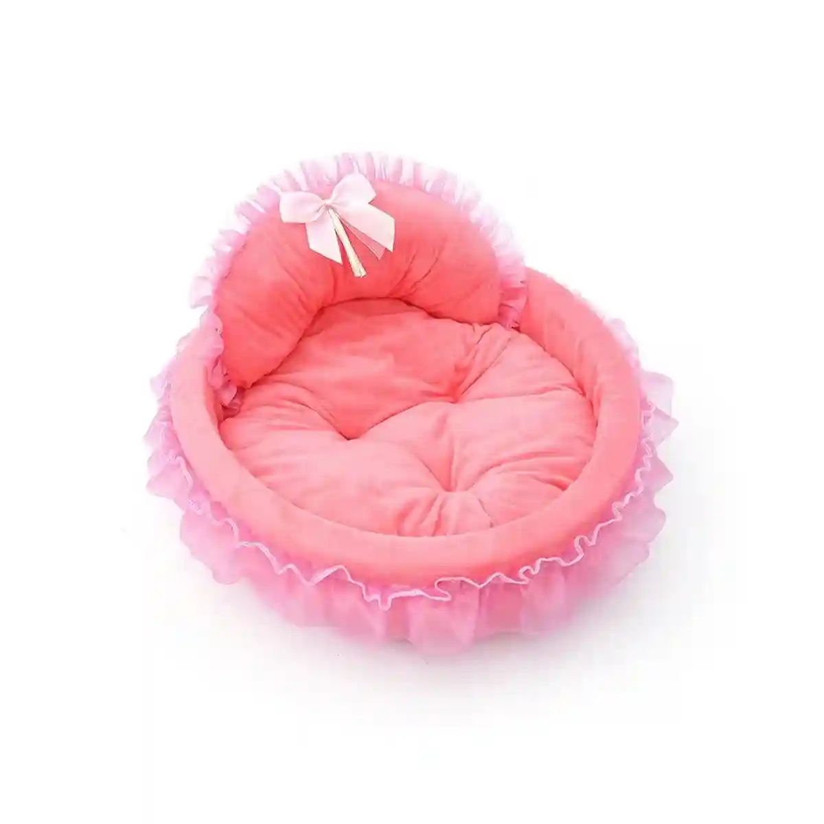 Soft Princess Pet Bed Elegant Lace Design for Cats & Small Dogs - Image 16