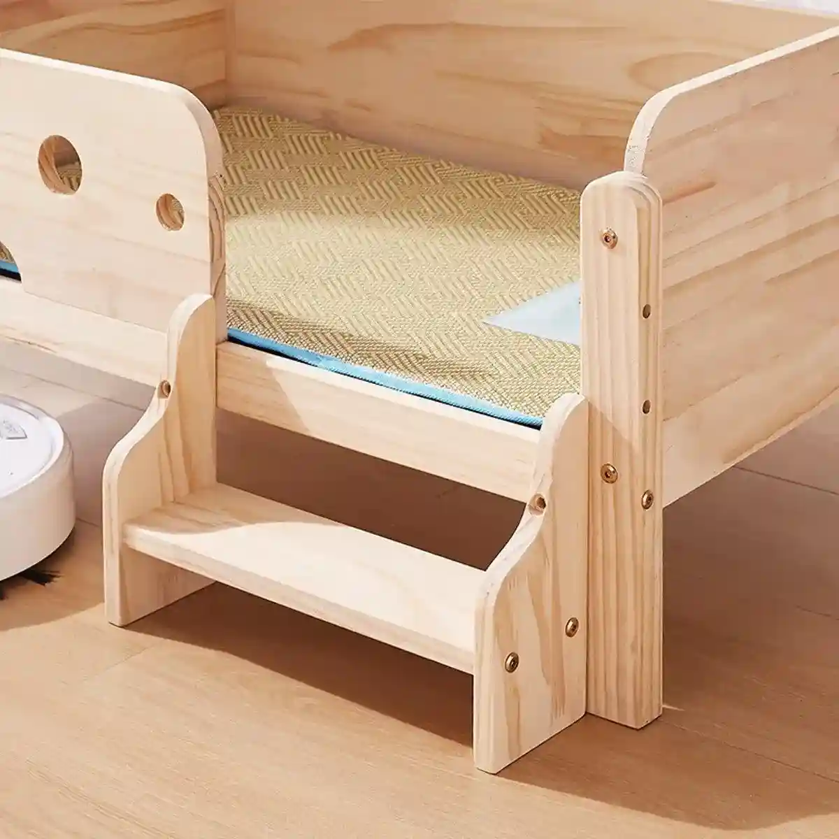 Solid Wooden Dog Kennel Durable Universal Pet Bed Comfortable Outdoor Indoor Bed - Image 11