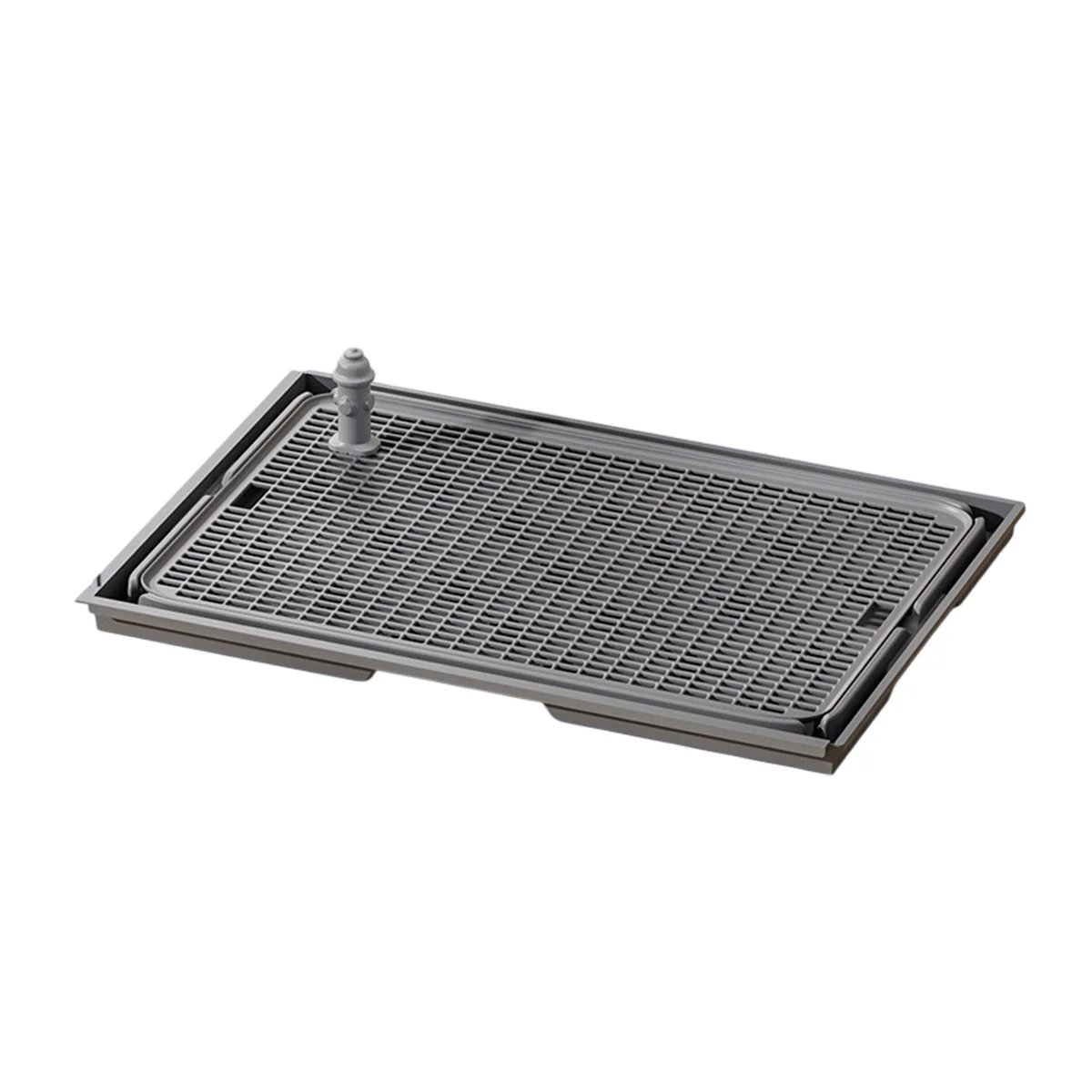 Spliceable Dog Toilet With Grid Tray For Small & Medium Dogs - Image 14