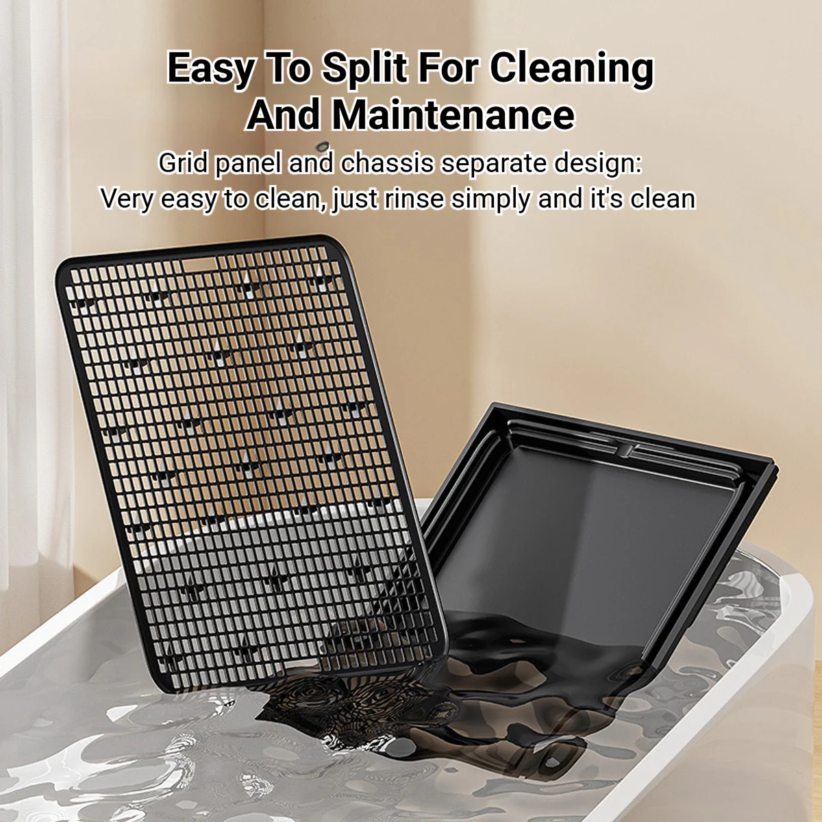 Spliceable Dog Toilet With Grid Tray For Small & Medium Dogs - Image 6