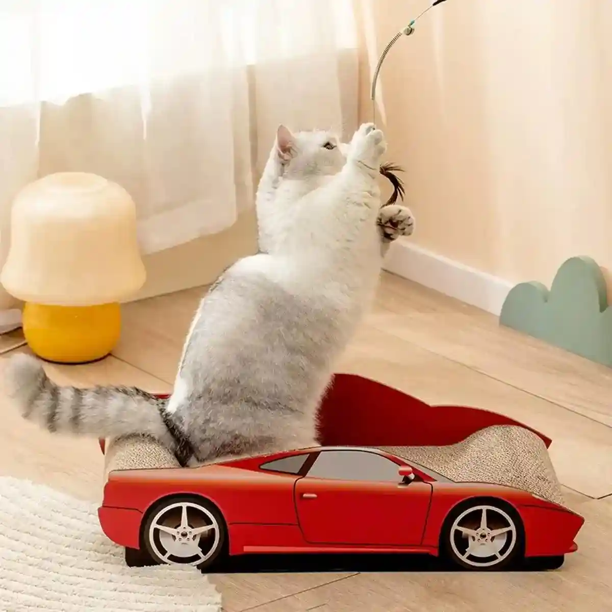 Sports Car Cat Scratching Board Durable & Fun Claw Scratcher - Image 6