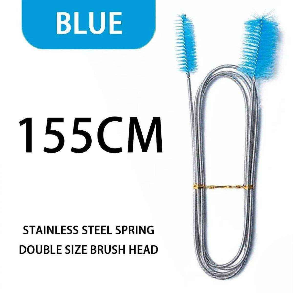 Spring Brush Aquarium U Shaped Pipe Cleaner Brush for Hole Cleaning Fish Tank - Image 8