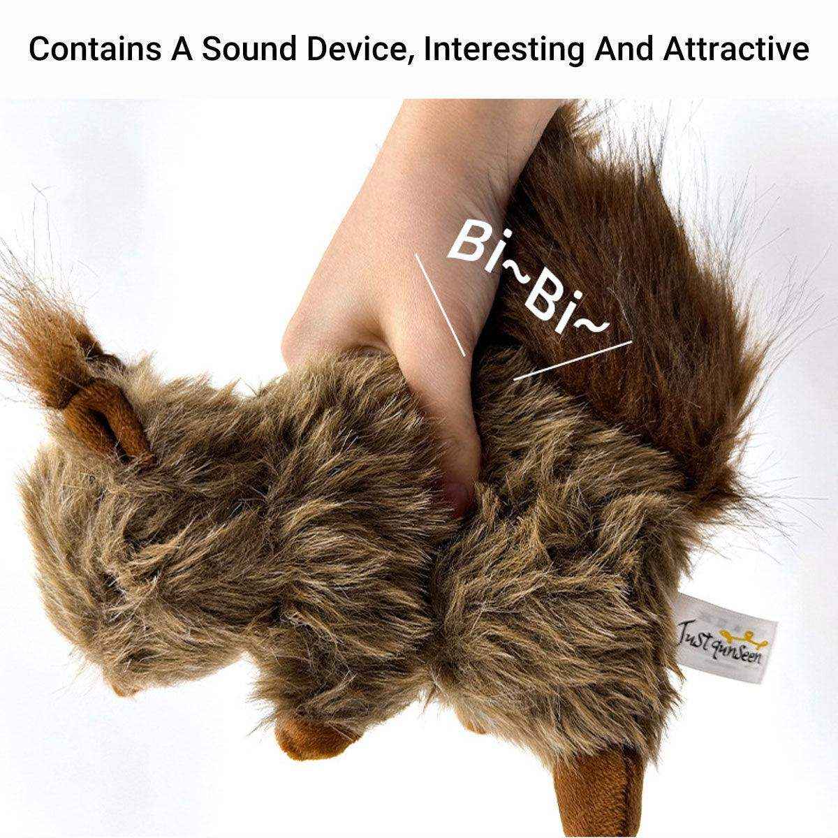 Plush Chew Toy with Squeaker Fun Durable Squeaky Dog Toy for All Breeds - Image 7