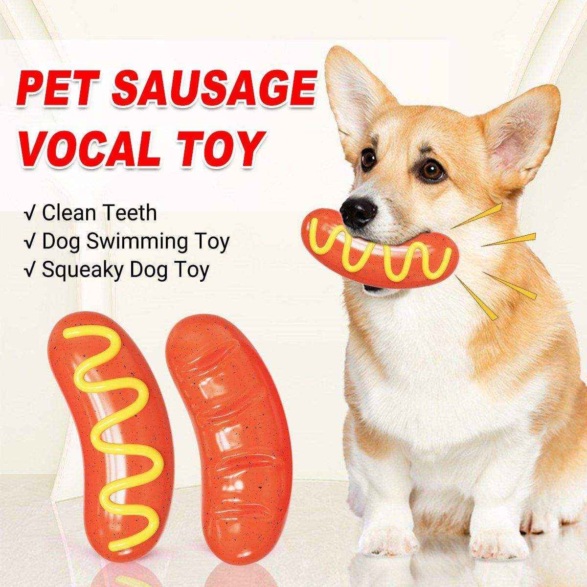 TPR Baked Sausage Ham Sausage Pet Dog Toy - Image 2