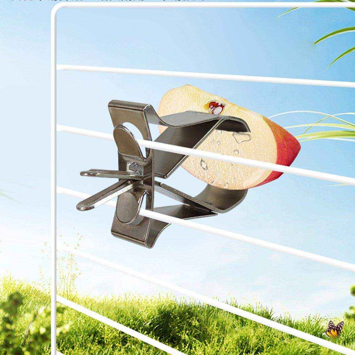6X Fruit Pet Cage Accessories Bird Food Holders Clip Parrot Feeder Feeding Clamp - Image 11